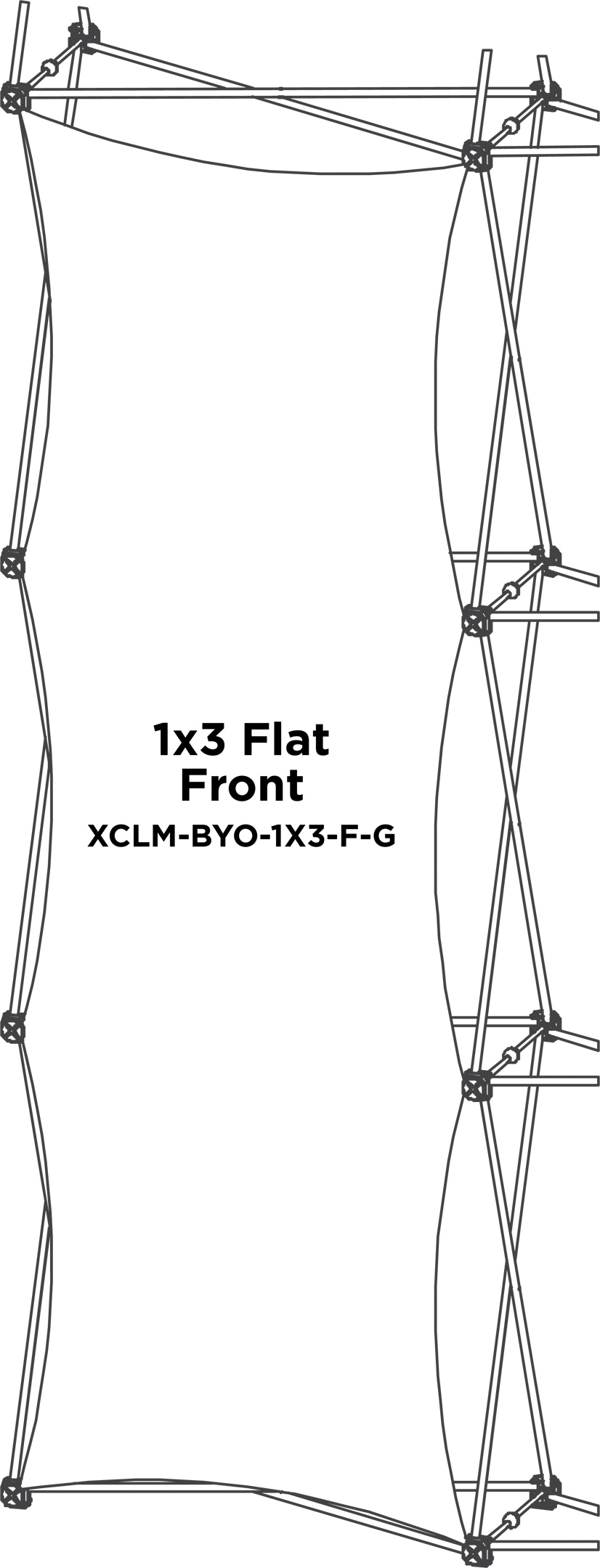 Xclaim A La Carte Graphic 1 x 3 
